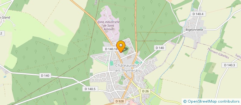 localisation de l'entreprise SURMETAUX à CHATEAUNEUF-EN-THYMERAIS
