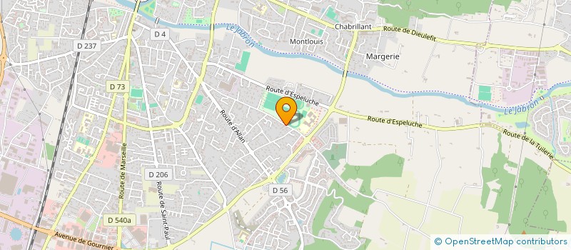 localisation de l'entreprise SUROB  MONTELIMAR