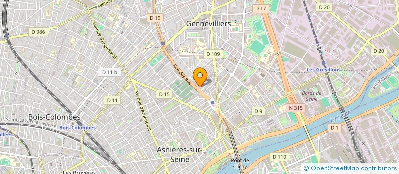 localisation de l'entreprise SUROIL à ASNIERES-SUR-SEINE