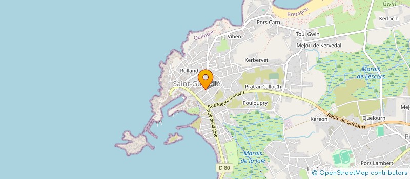 localisation de l'entreprise SUROIT  PENMARCH