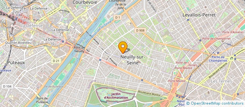 localisation de l'entreprise SUROOT à NEUILLY-SUR-SEINE