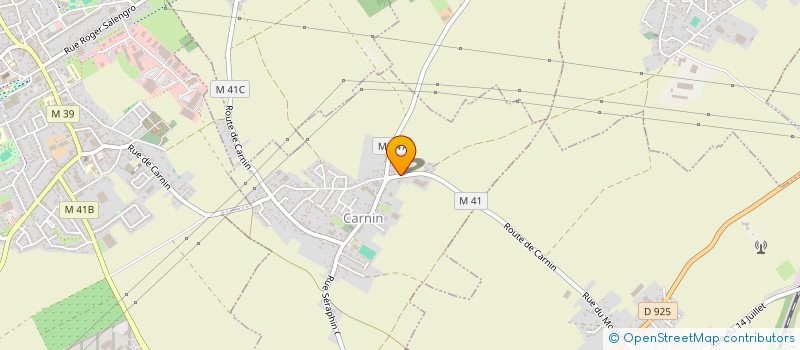 localisation de l'entreprise SURP NORD  CARNIN