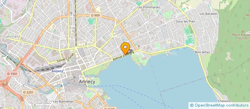 localisation de l'entreprise SURPERFORMANCE à ANNECY