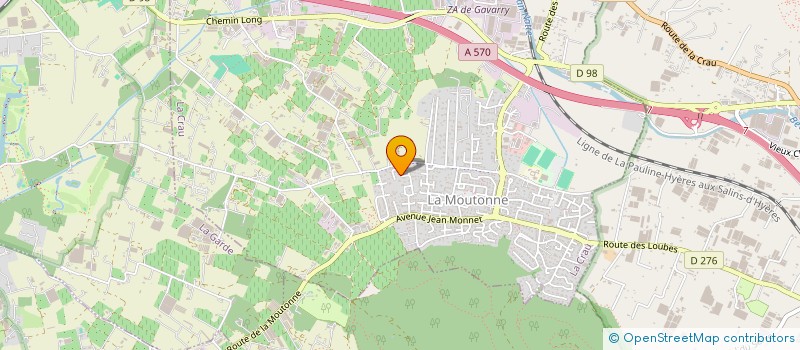 localisation de l'entreprise SURPLOMB à LA CRAU