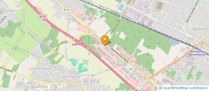localisation de l'entreprise SURPLUS ET OUTILLAGES à HERBLAY-SUR-SEINE