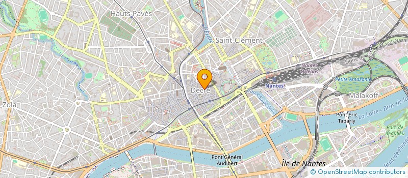 localisation de l'entreprise SURPRENANTES COMMUNICATION GRAPHIQUE à NANTES