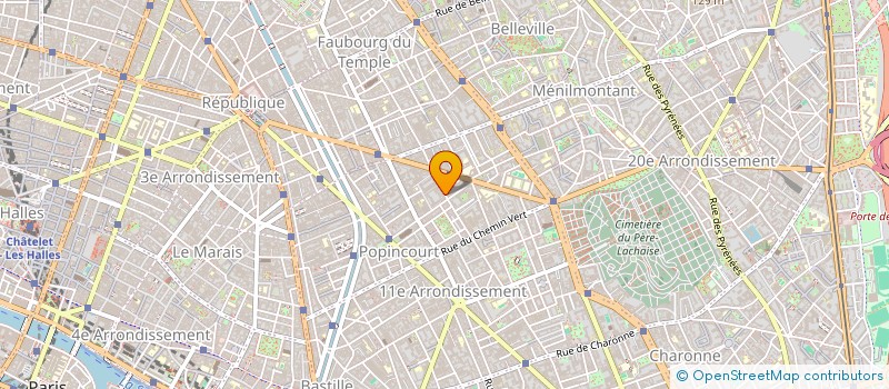 localisation de l'entreprise SURPRESSEUR COMPRESSEUR-SERVICE à PARIS