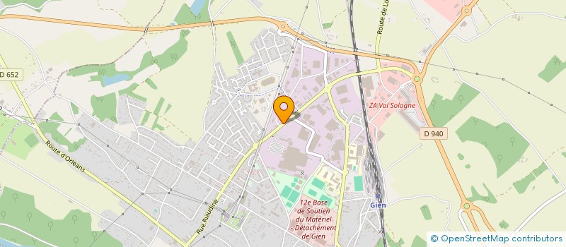 localisation de l'entreprise SURPREV FORMATION à GIEN