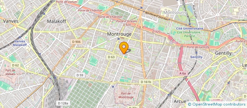 localisation de l'entreprise SURPRIZ à MONTROUGE