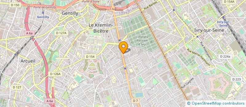 localisation de l'entreprise SURREALISTE COMPAGNIE à LE KREMLIN-BICETRE