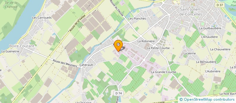 localisation de l'entreprise SURRICAT à SAINT-JULIEN-DE-CONCELLES