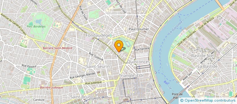 localisation de l'entreprise SURSON  BORDEAUX