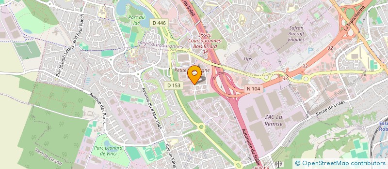 localisation de l'entreprise SURTELCOM  LISSES