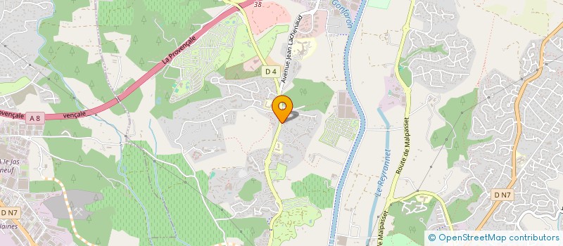 localisation de l'entreprise SURVEILLANCE AND SECURITY SERVICE à FREJUS