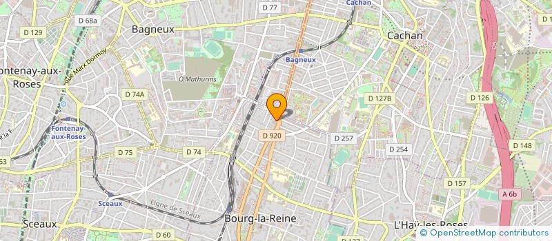 localisation de l'entreprise SURVEILLANCE APM à BOURG-LA-REINE