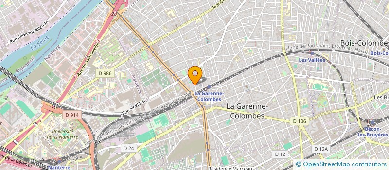 localisation de l'entreprise SURVEILLANCE ET GARDIENNAGE à COLOMBES