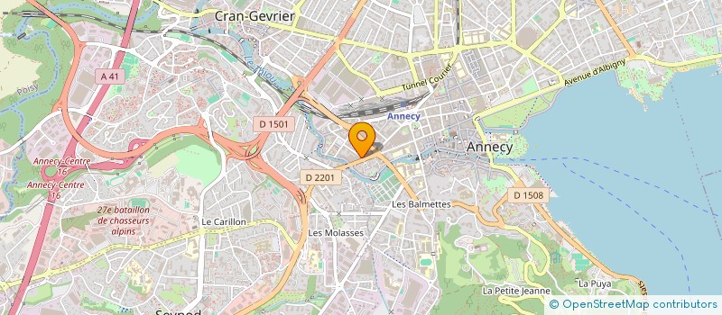 localisation de l'entreprise SURVEILLANCE FILATURE ET ENQUETE  ANNECY