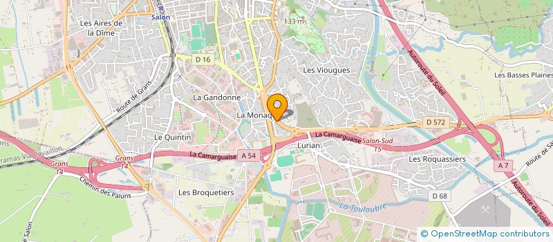 localisation de l'entreprise SURVEILLANCE GARDIENNAGE PAYS SALONNAIS  SALON-DE-PROVENCE