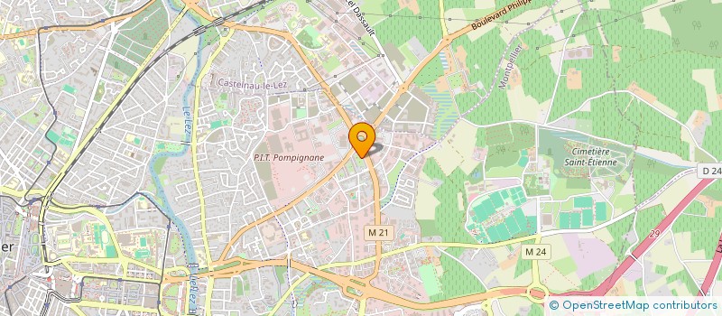 localisation de l'entreprise SURVEILLANCE INCENDIE GARDIENNAGE GENERAL à MONTPELLIER