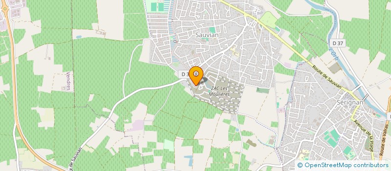 localisation de l'entreprise SURVEILLANCE OCCITANE à SAUVIAN