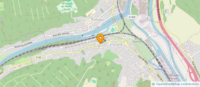 localisation de l'entreprise SURVEILLANCE PROTECTION  FROUARD