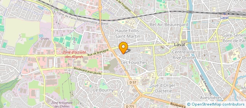 localisation de l'entreprise SURVIE HANDICAP 237 à LAVAL
