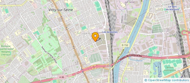localisation de l'entreprise SURVOL à VITRY-SUR-SEINE