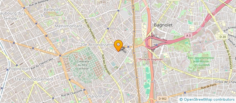 localisation de l'entreprise SURYA  PARIS