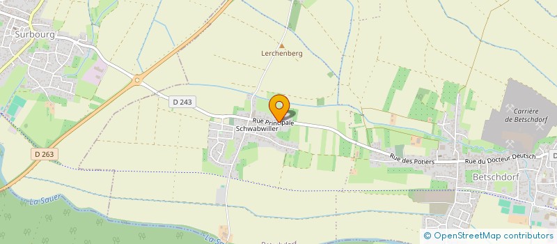 localisation de l'entreprise SURYA  BETSCHDORF