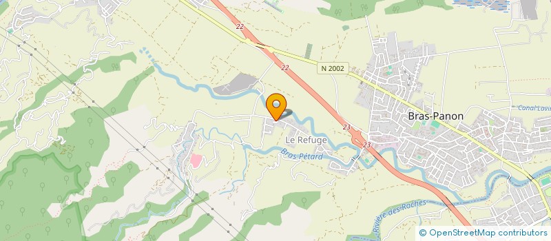 localisation de l'entreprise SURYA DANCE SCHOOL OF ARTS  BRAS-PANON