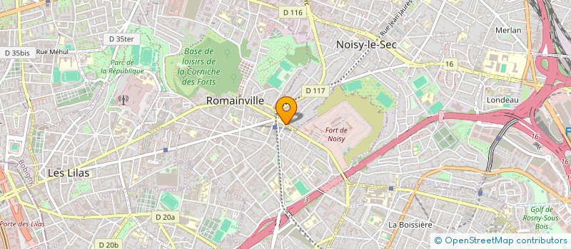 localisation de l'entreprise SURYA ET CHANDRA à NOISY-LE-SEC