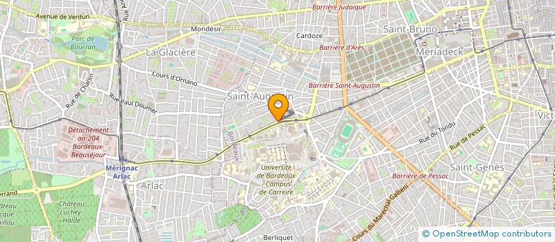 localisation de l'entreprise SURYKAT à BORDEAUX