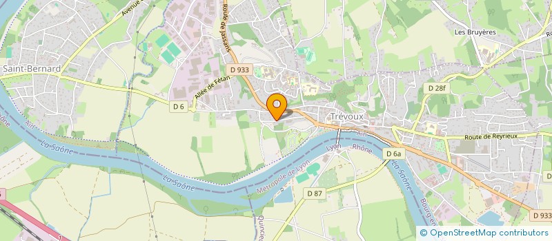 localisation de l'entreprise SURYODINE à TREVOUX