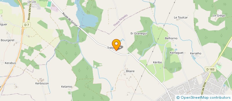 localisation de l'entreprise SURZUR TREBILAIRE  SURZUR