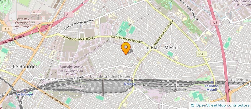 localisation de l'entreprise SUSAN  DRANCY