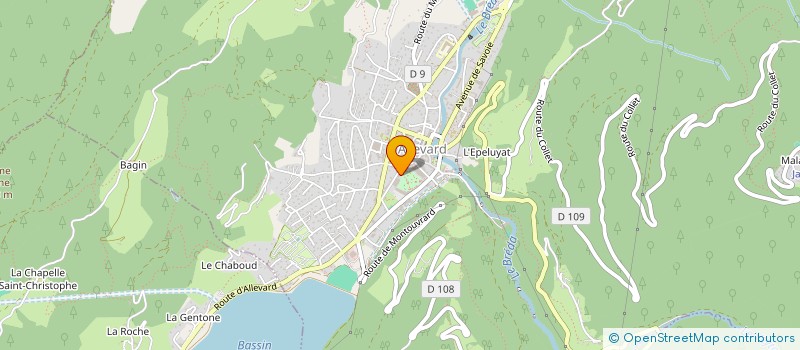 localisation de l'entreprise SUSANA SANZ ANDERMANN  ALLEVARD