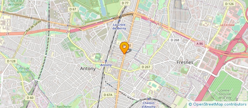 localisation de l'entreprise SUSHI 10 000 à ANTONY
