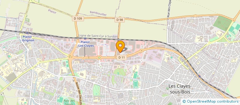 localisation de l'entreprise SUSHI 78  LES CLAYES-SOUS-BOIS