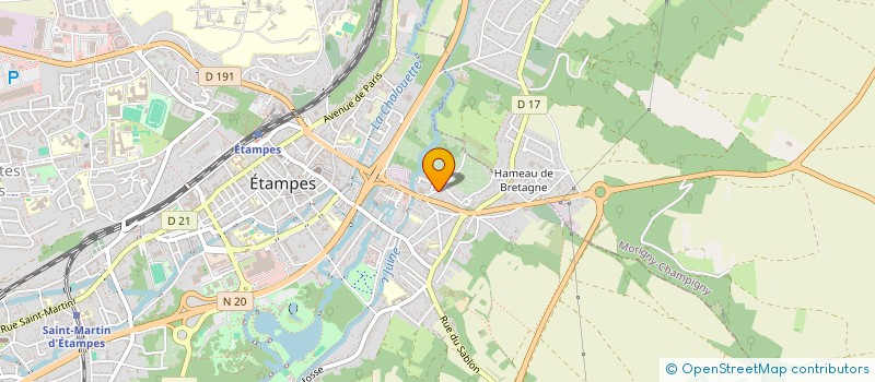 localisation de l'entreprise SUSHI à ETAMPES