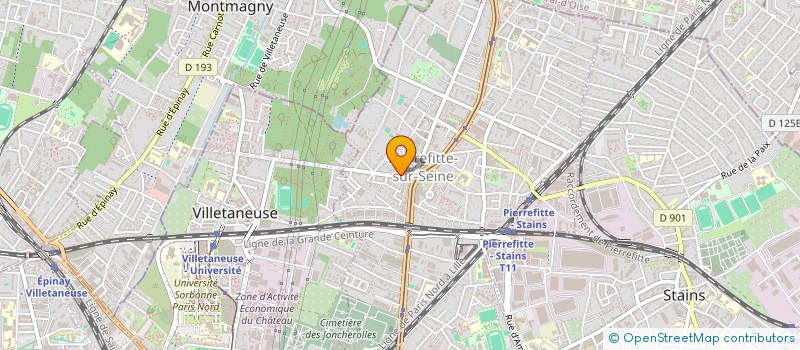 localisation de l'entreprise SUSHI B. à PIERREFITTE-SUR-SEINE