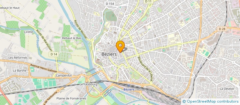 localisation de l'entreprise SUSHI BAR à BEZIERS