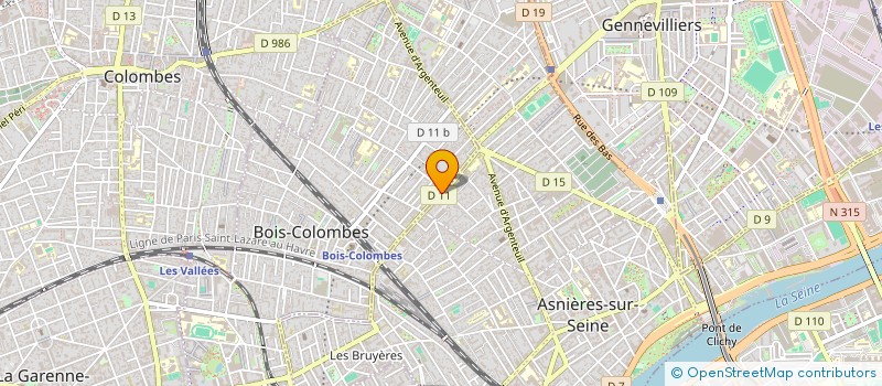 localisation de l'entreprise SUSHI BAR à BOIS-COLOMBES