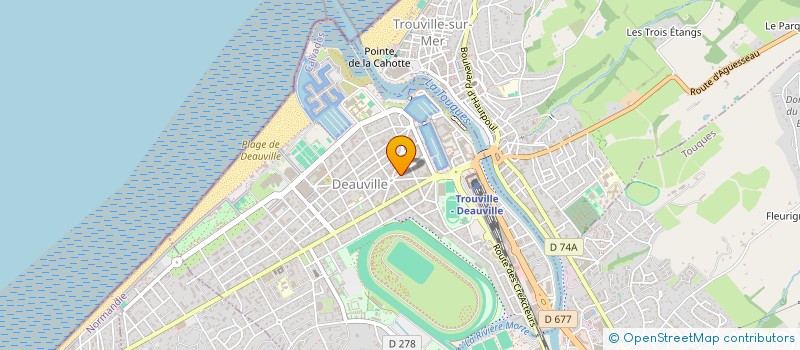 localisation de l'entreprise SUSHI BAR DEAUVILLE  DEAUVILLE