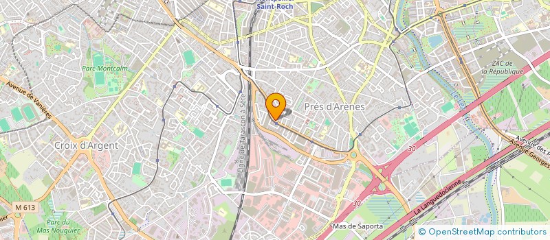localisation de l'entreprise SUSHI CORP à MONTPELLIER