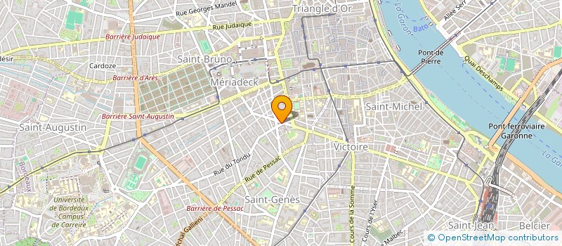 localisation de l'entreprise SUSHI CREATION SAINT MEDARD  BORDEAUX