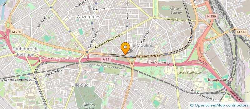 localisation de l'entreprise SUSHI DELIVERY à LILLE