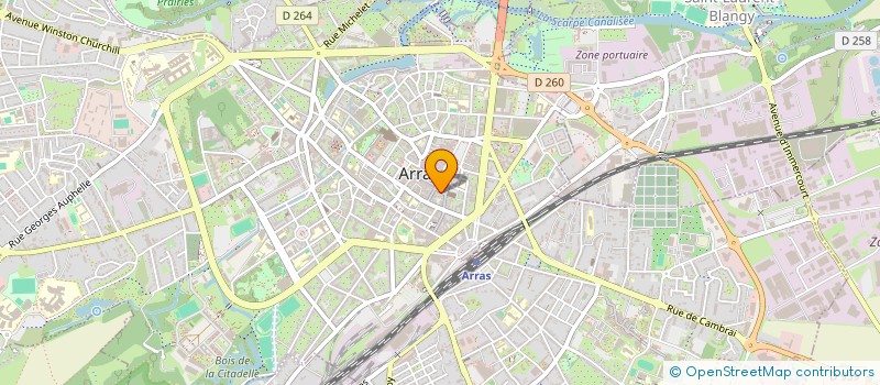 localisation de l'entreprise SUSHI DELIVERY ARRAS à ARRAS