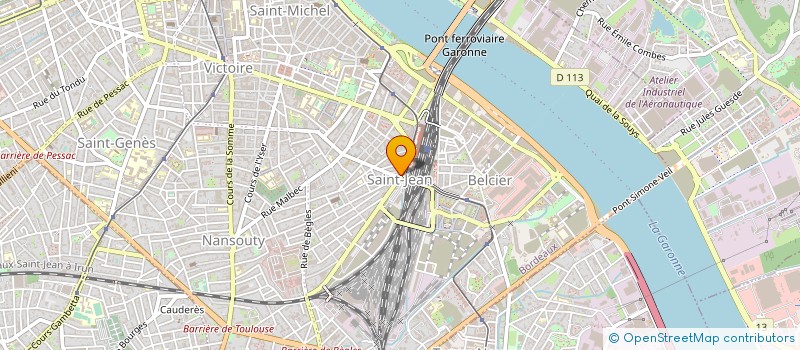 localisation de l'entreprise SUSHI DESIGN à BORDEAUX