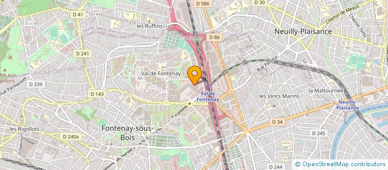 localisation de l'entreprise SUSHI DRAGON à FONTENAY-SOUS-BOIS