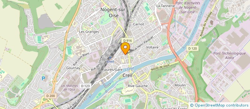 localisation de l'entreprise SUSHI DREAMS  CREIL